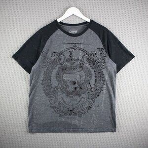 Warehouse One Grunge Skull Tee Mens Large